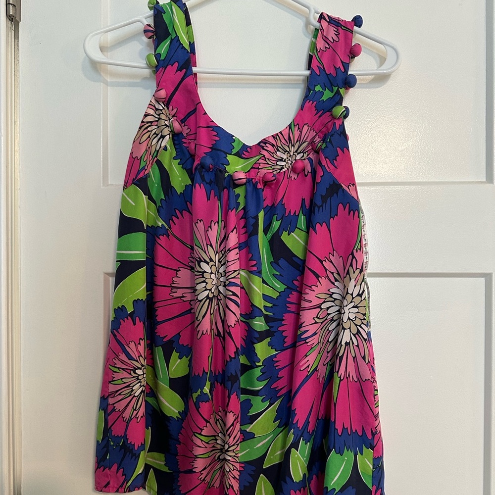 Lilly Pulitzer Floral Sleeveless Top